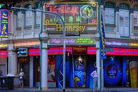 El barrio rojo de Singapur El barrio rojo de Singapur