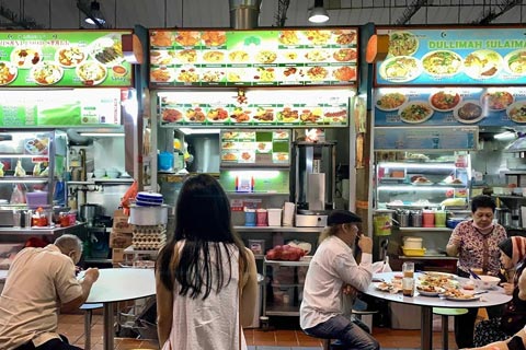 Guía de food centres de Singapur