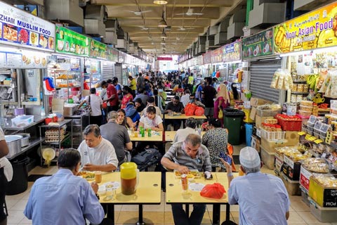 Patios de comida Singapur